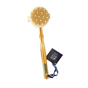 LifoPlus Wooden Massage Body Brush with Handle