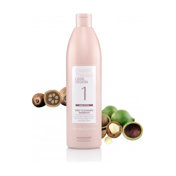 Alfaparf Milano Keratin Therapy Lisse Design Deep Cleansing Shampoo 1 Bond System