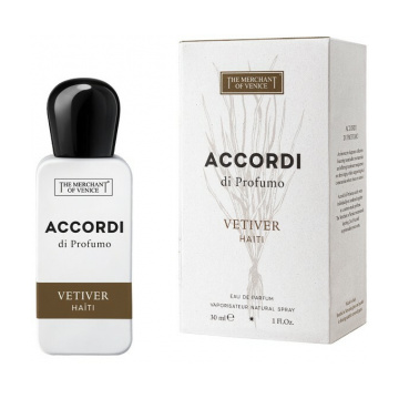 The Merchant of Venice Accordi di Profumo Vetiver